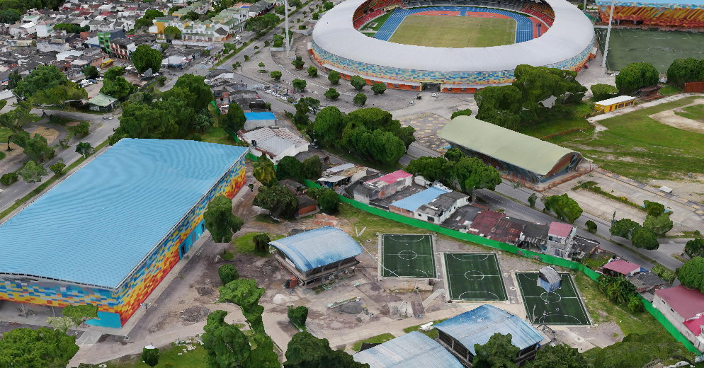 Concepto de un Gemelo Digital conectando el mundo físico y virtual